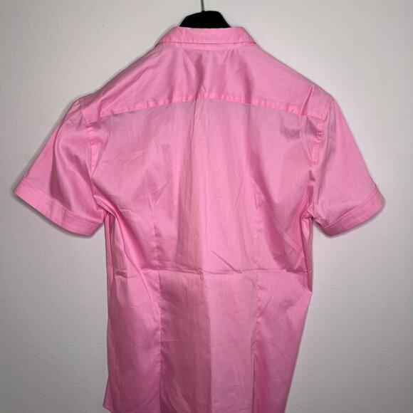 NWT Parke & Ronen Pink S/S Buttoned Down Shirt - Sz. L - Picture 3 of 4